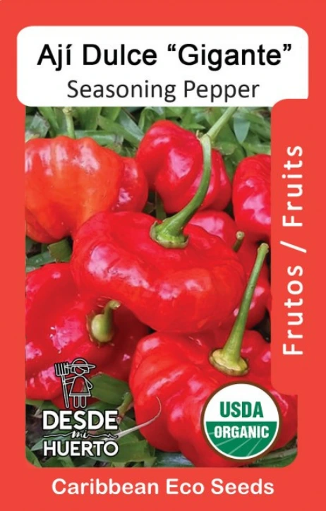 Aji Dulce \ Seasoning Pepper "Gigante" (Paquete (55 semillas aprox))