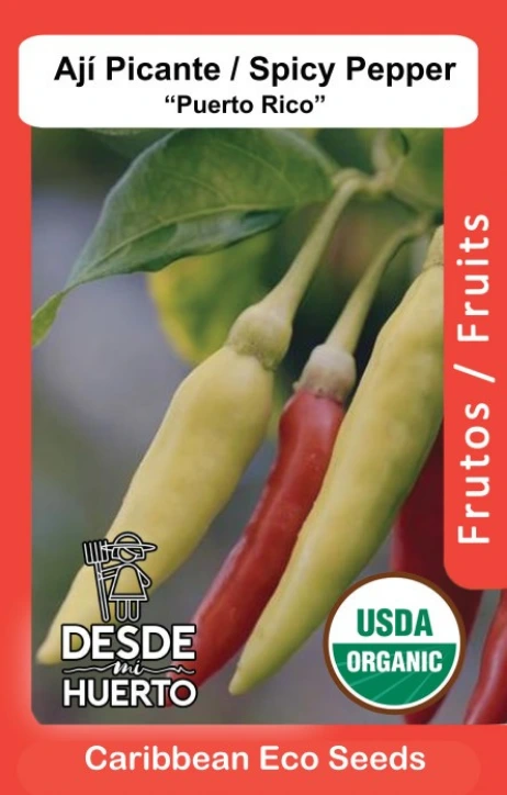 Aji Picante \ Spicy Pepper "Pico de Paloma" (Paquete (70 semillas aprox))